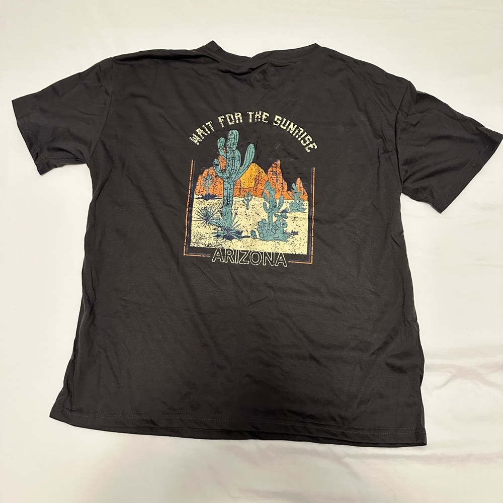 Slogan Gray T-shirt
